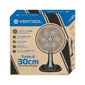 Ventilador de Mesa Turbo Premium 30cm Branco 220V - Imagem 3