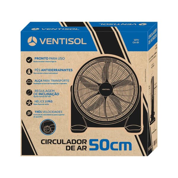 Circulador De Ar 50cm MOD-CA 02 130W 220V - Imagem 4