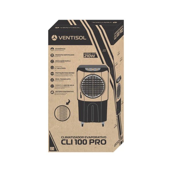 Climatizador CLI100 PRO CLI100PRO-01 100L 210W 127V - Imagem 4